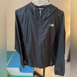 Black North Face Rain Jacket